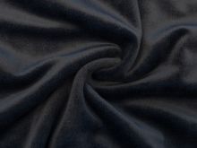 Nicki - samtweich - Samt / Velvet - uni dunkelblau