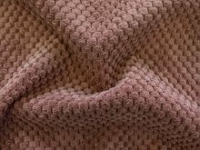 Dekosamt Swafing Parma - Wabenstruktur - dunkles altrosa