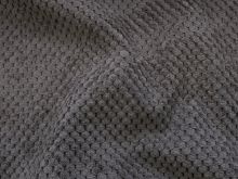 Dekosamt Swafing Parma - Wabenstruktur - dunkelgrau