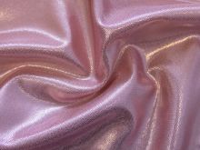 Elastischer Funktionsjersey mit Foliendruck - kleine Punkte - rosa