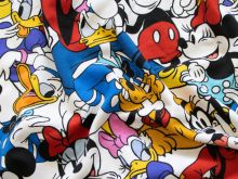 Jersey Digitaldruck - Mickey Mouse - weiß