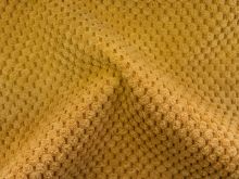 Dekosamt Swafing Parma - Wabenstruktur - gelb