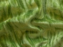 Samt Dyemondo - elastischer Velvet gecrasht - grün