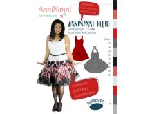 Papierschnittmuster Blaubeerstern AnniNanni Kleid-AnniNanni - Damen
