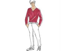 Schnittmuster Berlin Papierschnittmuster - Longsleeve 'Benedikt' - Größe 44-58 - Herren