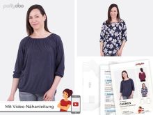 Papierschnittmuster pattydoo Shirt und Bluse CARMEN - Damen