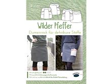 Papierschnittmuster Blaubeerstern Firlefanz - Wilder Pfeffer Damenrock für dehnbare Stoffe - Damen