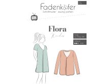 Papier-Schnittmuster Fadenkäfer Flora - Bluse/Tunika - Kinder