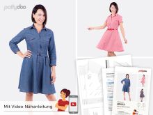 Schnittmuster by pattydoo Damen Blusenkleid HOLLY - Damen