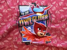 Nahaufnahme von Jersey Swafing PJ Masks-Pyjamahelden PANEL ca. 50 x 60 cm - pink