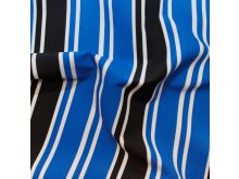 Windbreaker Jackenstoff - Streifen - blau - schwarz 