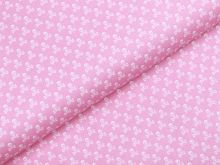Webware Baumwolle - kleine Totenköpfe - rosa