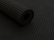 Leder Coupon ca. 50 cm x 70 cm - breitgerippt - uni - dunkelgrau