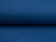 Bündchen gerippt - uni indigoblau