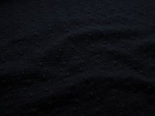 Musselin Baumwolle Double Gauze Broderie - Lochstickerei - kleine Ranken - schwarz