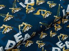 Jersey KATINOH Trust your crazy ideas - verschiedene Baufahrzeuge - navy