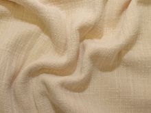 Musselin Slub Stone Washed in Leinenoptik - uni - sand