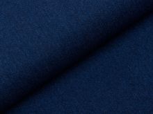Recycled Stretch Jeansstoff - uni dunkles jeansblau