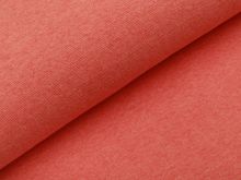 Glattes Bündchen im Schlauch 35 cm - meliert altorange