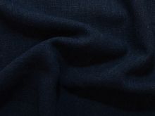 Webware Viskose Leinen - uni - marine