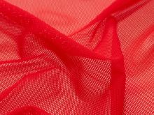 Funktions-Mesh fein dehnbar – Rot
