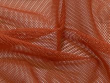 Funktions-Mesh fein dehnbar – Rostrot