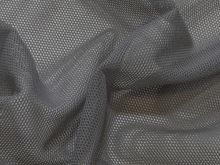 Funktions-Mesh fein dehnbar – Dunkelgrau