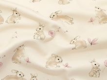 Jersey Baumwolle Swafing Jona - Häschen - puderrosa