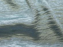 Stretch Satin - glänzend - uni - eisblau