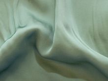 Viskose Seide gewebt - uni - altgrün