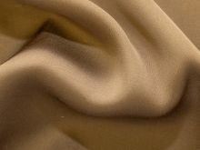Viskose Seide gewebt - uni - braun