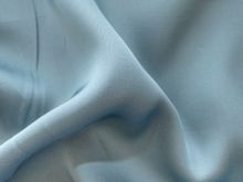 Viskose Seide gewebt - uni - blau