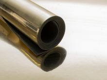 Kunstleder Coupon ca. 50 cm x 70 cm - gold