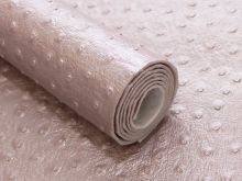 Struktur Kunstleder Coupon Aurora Swafing ca. 50 cm x 70 cm - Noppen - metallic altrosa