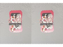 Jersey Viskose PANEL ca. 90 cm x 160 cm - tropisches Muster - grau