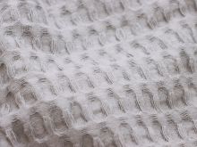 Waffelpiqué Baumwolle Maxi - hellgrau