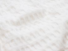 Waffelpiqué Baumwolle Maxi - creméweiß