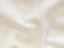 Nicki elastisch - samtweich - Samt / Velvet - uni creme