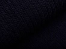 Hochwertiger Strickstoff  - uni nachtblau