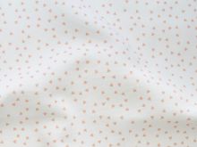 Nahaufnahme von Canvas - kleine Dreiecke - wollweiß