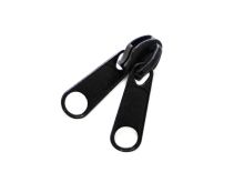 Twin Zipper/Schieber für Reißverschlüsse 10mm - 1 Stück - schwarz
