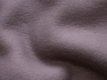 Baumwollfleece Organic Cotton super weich - 300 g/qm - uni braun