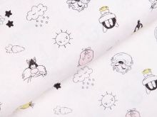 Webware Baumwolle Swafing - Looney Tunes Little Dreamer - weiß