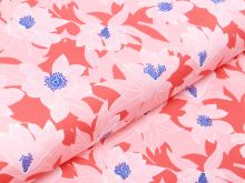 Jersey Swafing Tropical Forest - hübsche Blumen - rot