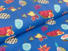 Jersey Little Darling - Glitzer  - Früchte blau / bunt