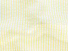 Nahaufnahme von Webware Seersucker - Streifen - gelb