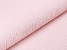 Recycled Jersey Ribstrick - Rippen - meliert rosa