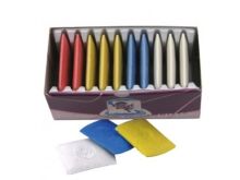 Schneiderkreide SB-Box 10 Stück - weiß-gelb-rot-blau