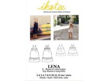Französische Papier-Schnittmuster Ikatee - Kleid / Bluse LENA - Kinder