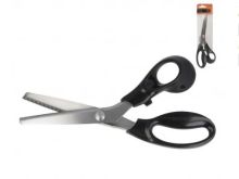 Zackenschere 22 cm - schwarz